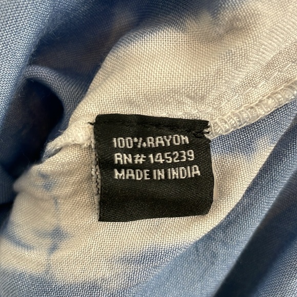 Style Envy Tie Dyem Boho Long Bell Sleeve Pullover Flowy Womens XL Tunic top - Picture 7 of 9